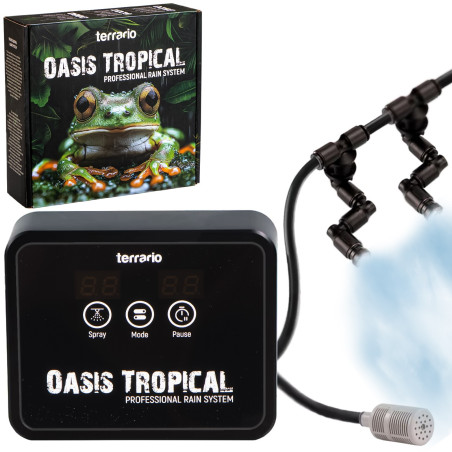Terrario Oasis Tropical - zraszacz automatyczny | Idealne nawilżenie terrarium