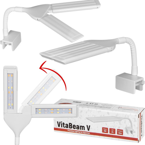 Kruger Meier VitaBeam V lampa LED 8W 10-40l - Idealna do akwarium