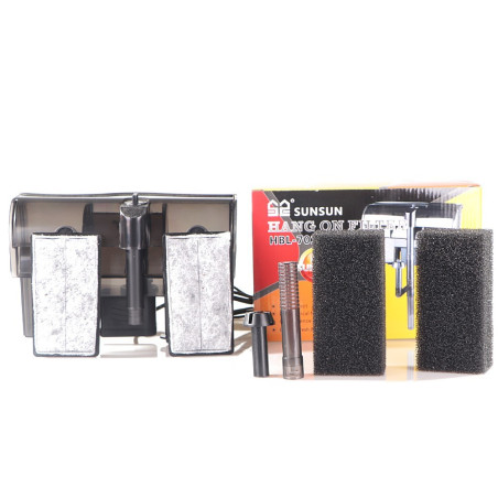SunSun Hang Filter Double - podwójny filtr kaskadowy 600l/h | Krystaliczna woda i łatwy montaż