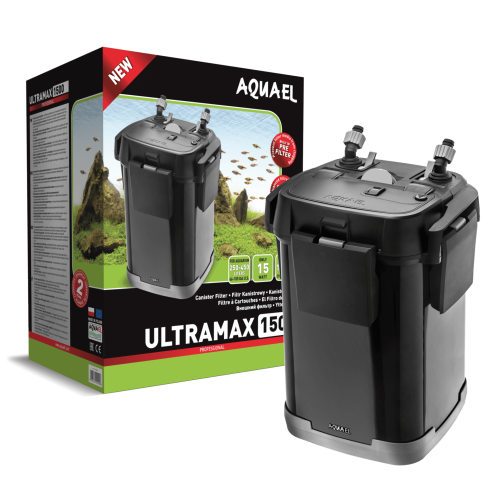 Aquael Filtr Ultramax 1500 - filtr do akwarium 250 - 450l | Krystaliczna woda i wydajna filtracja