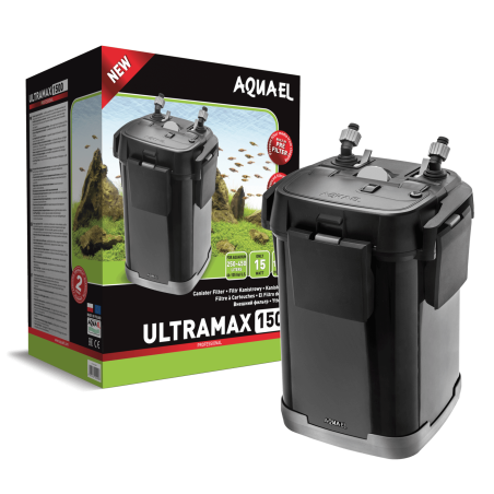 Aquael Filtr Ultramax 1500 - filtr do akwarium 250 - 450l | Krystaliczna woda i wydajna filtracja