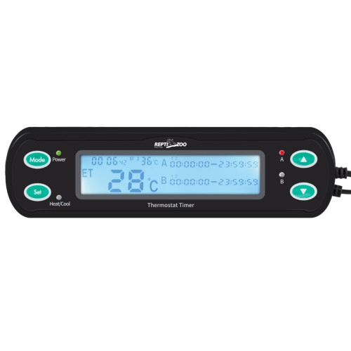 Repti-Zoo THC THC10 Deluxe termostat z timerem - Idealny do akwariów morskich