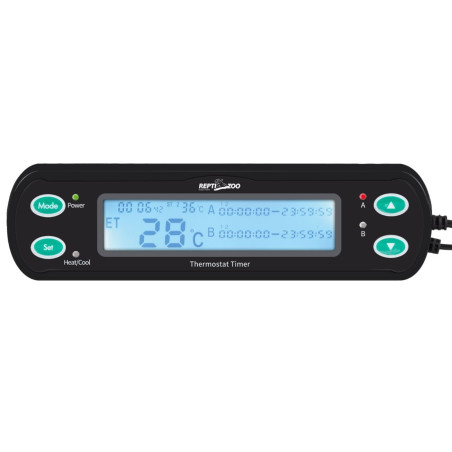 Repti-Zoo THC THC10 Deluxe termostat z timerem - Idealny do akwariów morskich
