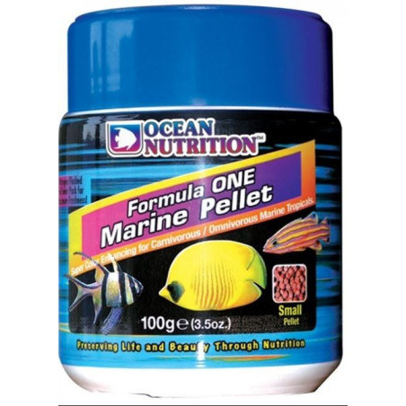Ocean Nutrition Formula One Pellets S 100g - Idealny pokarm dla ryb morskich