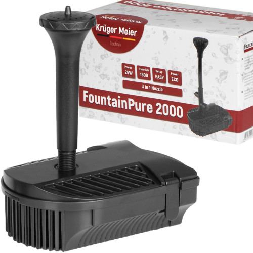 Kruger Meier FountainPure 2000 - Niezawodny zestaw do oczka wodnego