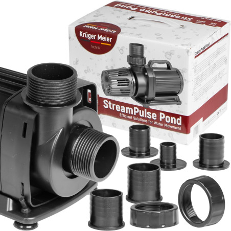 Kruger Meier StreamPulse Pond - pompa wody do oczka wodnego 15000l/h | Krystaliczna woda