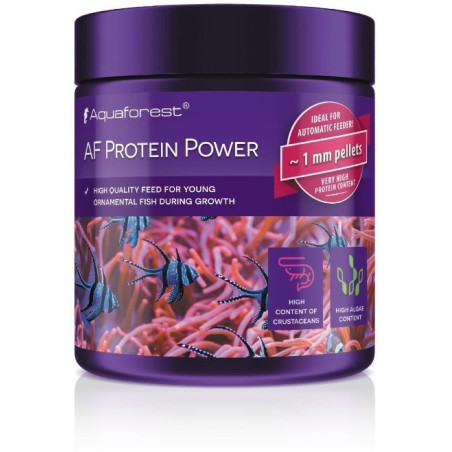 Aquaforest Protein Power - pokarm dla młodych ryb ozdobnych | Szybki wzrost i zdrowe narybki