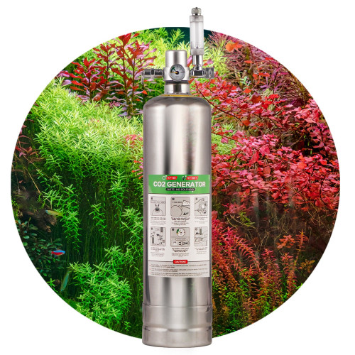 Zestaw CO2 Aquario Green Bubbles z elektrozaworem