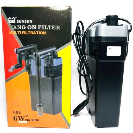Sunsun Slim Hang Canister L - filtr kubełkowy podwieszany | Krystaliczna woda