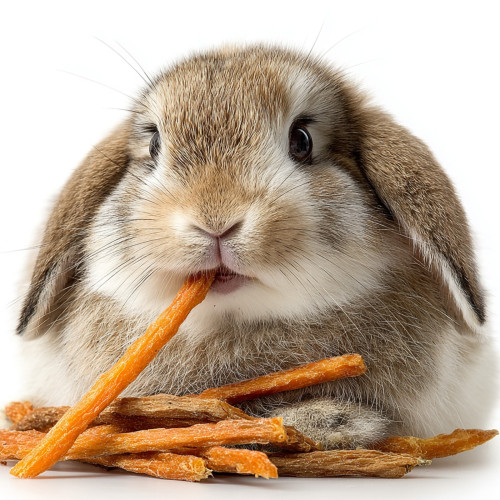Herbal Pets Naturalne frytki marchewkowe 100g - Zdrowa, naturalna przekąska dla gryzoni