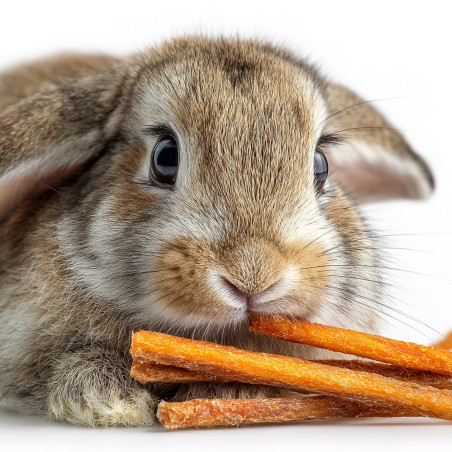 Herbal Pets Naturalne frytki marchewkowe 100g - Zdrowa, naturalna przekąska dla gryzoni