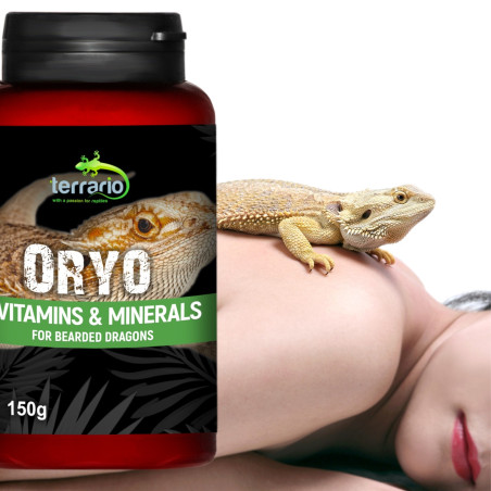 Terrario ORYO for Bearded Dragons 150g witaminy dla agamy brodatej - Zdrowe kości i lepszy apetyt