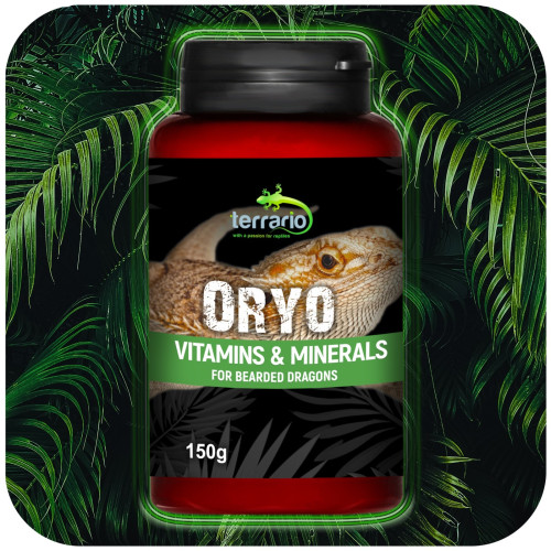 Terrario ORYO for Bearded Dragons 150g witaminy dla agamy brodatej - Zdrowe kości i lepszy apetyt