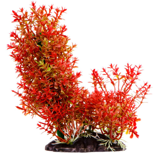 Kruger Meier Plant Red Bush roślinka sztuczna - Idealna do akwarium