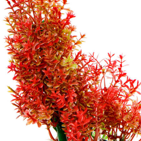 Kruger Meier Plant Red Bush roślinka sztuczna - Idealna do akwarium