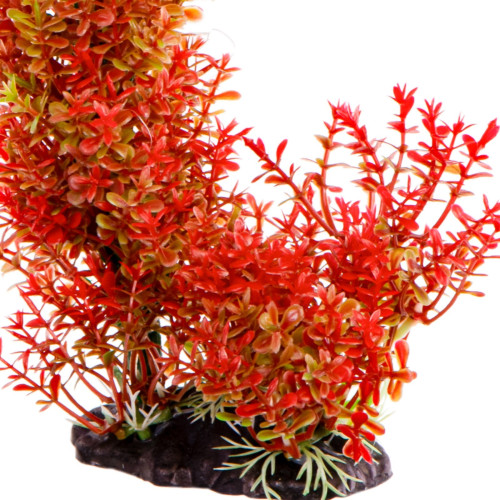 Kruger Meier Plant Red Bush roślinka sztuczna - Idealna do akwarium