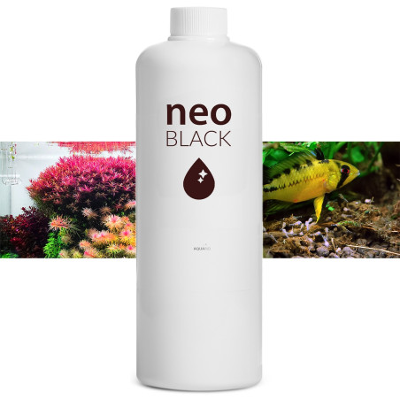 Neo Black 1000ml czarne wody obniża pH pierwiastki śladowe - Idealne do akwariów