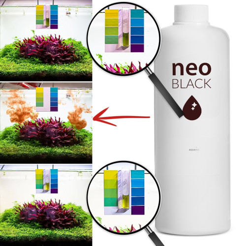 Neo Black 1000ml czarne wody obniża pH pierwiastki śladowe - Idealne do akwariów