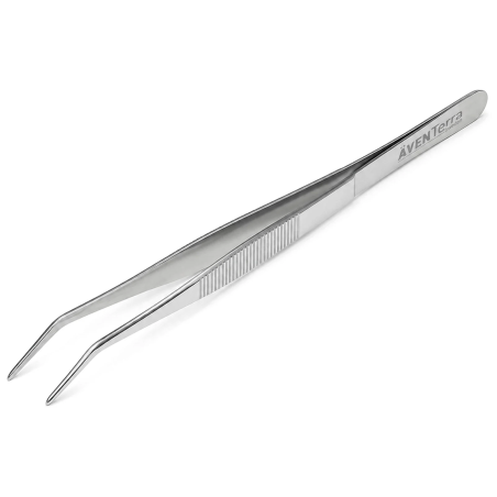 Pęseta do terrarium Aventerra CLAWEY ARC 20 cm stalowa, zagięta