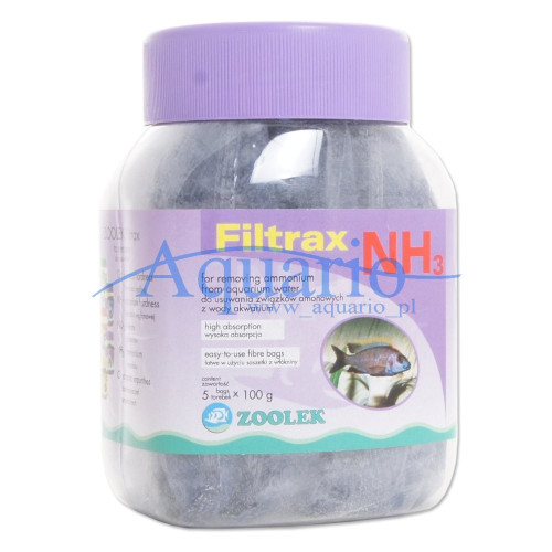 Zoolek Filtrax NH3 500g - Szybko usuwa amoniak, krystaliczna woda