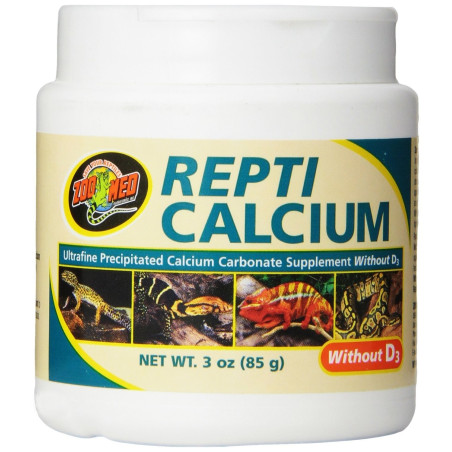 ZOOMED Repti Calcium 85g - Wapno bez wit. D3 dla zdrowych kości gadów i płazów