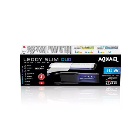 Aquael LEDDY SLIM DUO 10W MARINE&ACTINIC biały - Idealna do akwarium morskiego