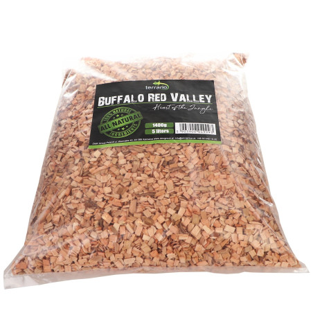 Terrario Buffalo Red Valley 5l - średnie zrębki olcha | Idealne do terrarium