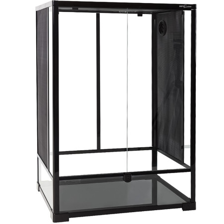 Repti-Zoo Glass Terrarium 60x45x90cm - Idealne dla gadów, szklane z metalową siatką