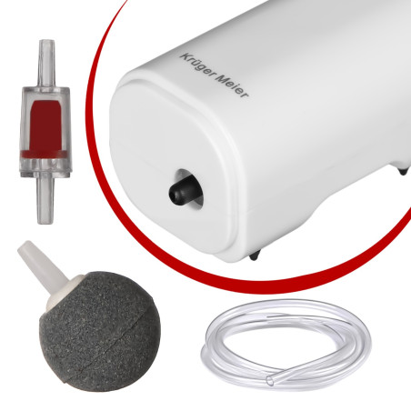 Kruger Meier Windboe Kit - zestaw napowietrzacz 180l/h | Idealny do akwarium