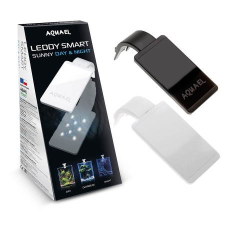 Aquael Leddy Smart 4,8W Sunny DAY&NIGHT black - Sterowane LED, tryb dzień/noc, idealne do akwarium