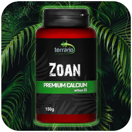 Terrario Zoan Calcium without D3 150g - Wzmacnia kości