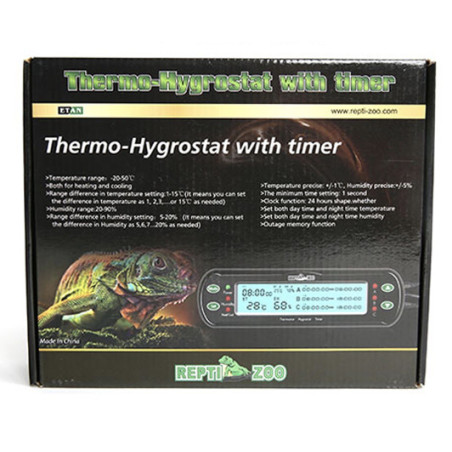 Termostat higrostat Repti-Zoo THC Deluxe akwarystyczny z programatorem