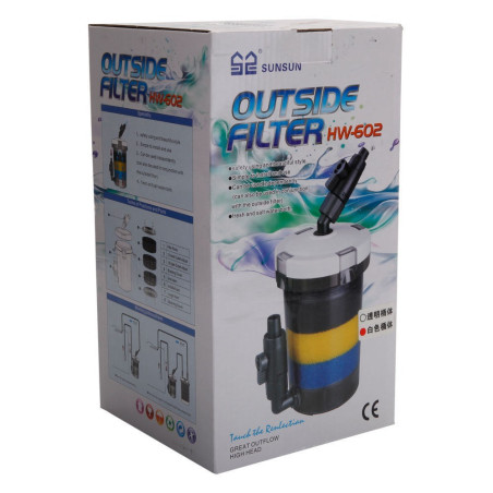 SunSun HW-602 prefiltr zewnętrzny - Krystaliczna woda i ochrona filtra
