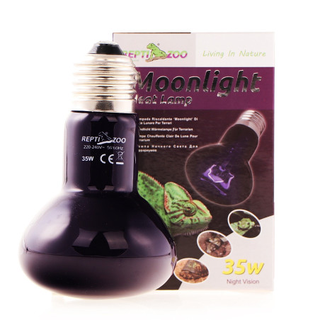 Repti-Zoo Moonlight Heat 35W - Bezpieczne nocne ciepło dla terrarium