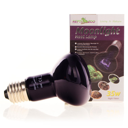 Repti-Zoo Moonlight Heat 35W - Bezpieczne nocne ciepło dla terrarium