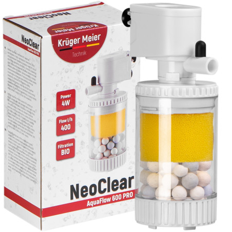 Kruger Meier NeoClear 600 - filtr wewnętrzny 20-40 l | Krystaliczna woda i cicha praca