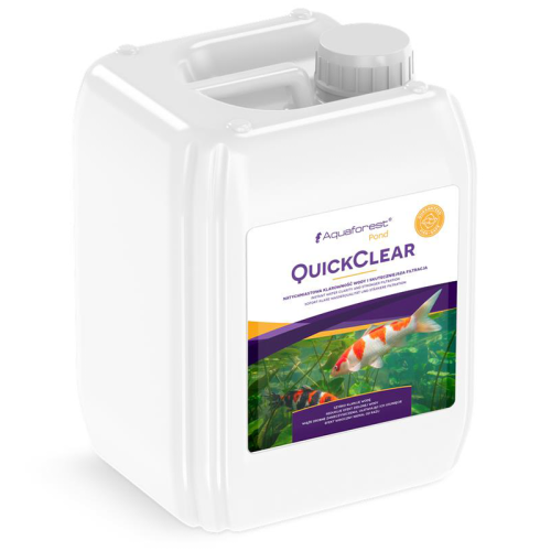 Preparat Aquaforest Quick Clear POND 5L - klarowna, krystaliczna woda w oczku wodnym