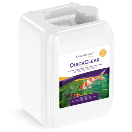 Preparat Aquaforest Quick Clear POND 5L - klarowna, krystaliczna woda w oczku wodnym