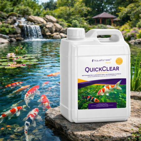 Preparat Aquaforest Quick Clear POND 5L - klarowna, krystaliczna woda w oczku wodnym