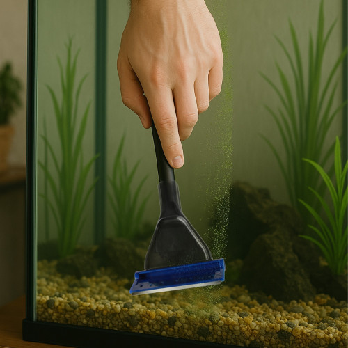 Kruger Meier AquaMate Hydra V 5w1 skrobak i czyści do akwarium - Krystaliczna woda