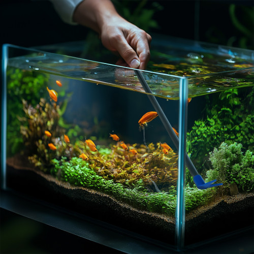 Kruger Meier AquaMate Hydra V 5w1 skrobak i czyści do akwarium - Krystaliczna woda