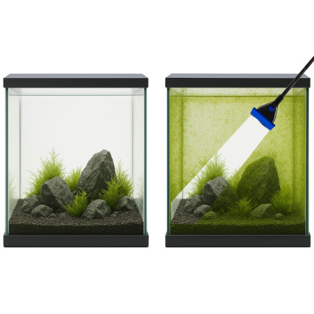 Kruger Meier AquaMate Hydra V 5w1 skrobak i czyści do akwarium - Krystaliczna woda