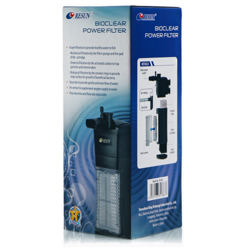 Resun BioClear Power Filter 300 filtr wewnętrzny 4w1 - Krystaliczna woda