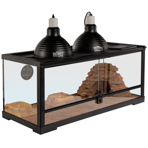 Zestaw terrarystyczny Resun ReptiSet Comfort DUO 75x30x30 cm