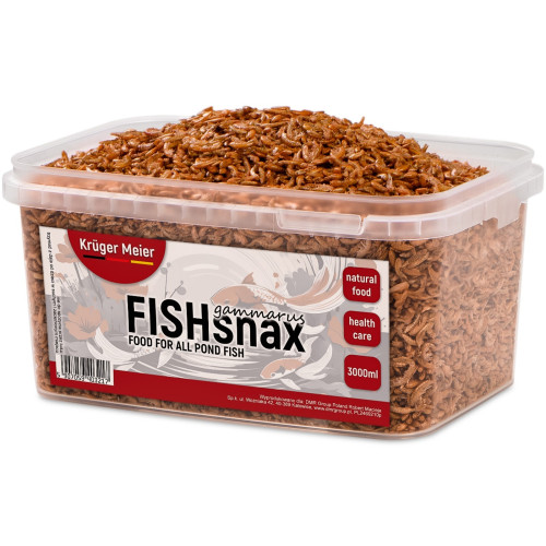 Karma dla karpi koi Kruger Meier FISHsnax Gammarus 3000 ml – naturalny pokarm stawowy