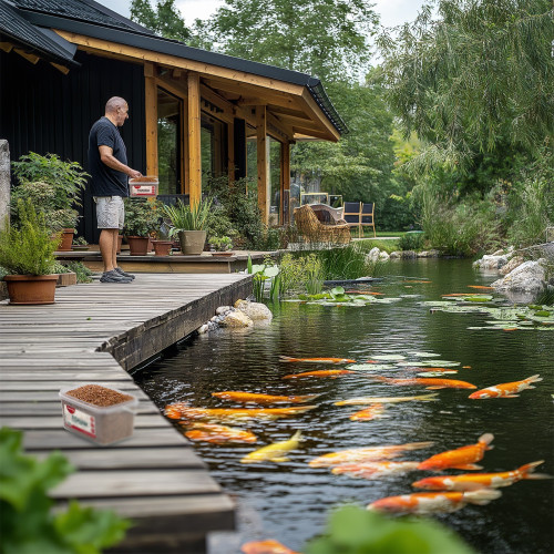 Karma dla karpi koi Kruger Meier FISHsnax Gammarus 3000 ml – naturalny pokarm stawowy