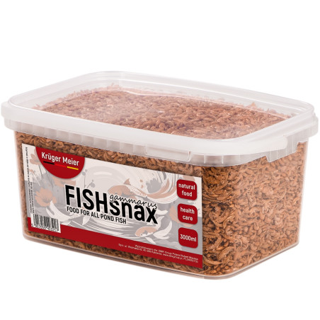 Karma dla karpi koi Kruger Meier FISHsnax Gammarus 3000 ml – naturalny pokarm stawowy