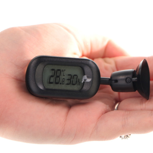 Repti-Zoo Termometr i Higrometr LCD MINI - Precyzyjny i kompaktowy do terrarium