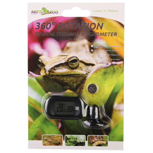 Repti-Zoo Termometr i Higrometr LCD MINI - Precyzyjny i kompaktowy do terrarium
