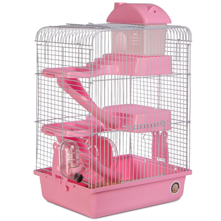 Furrever Friends Miku Skyscraper Pink klatka dla małych gryzoni kompletny zestaw - Szybka wysyłka